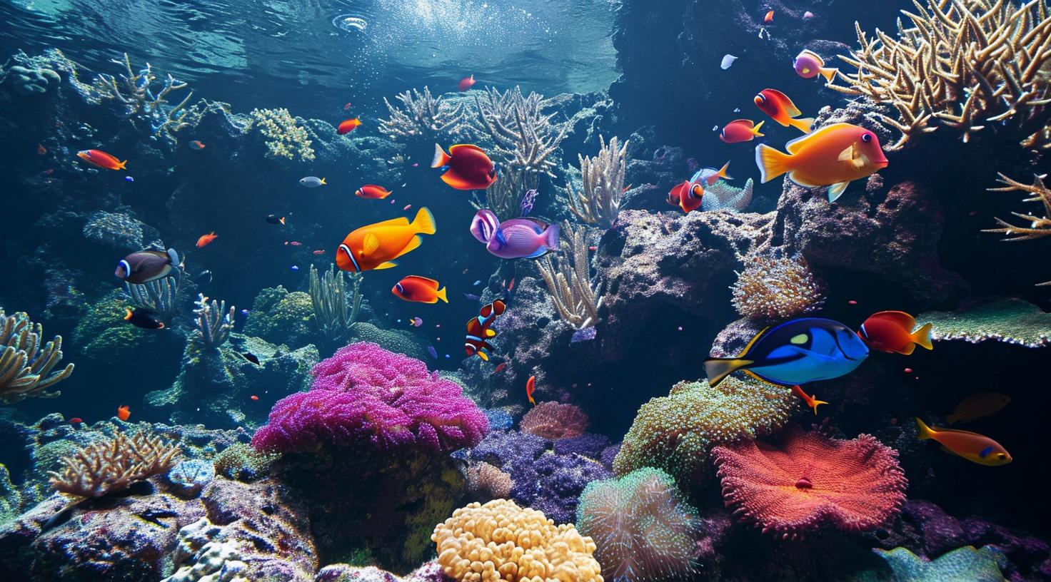 Aquariumpflege und -reinigung